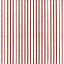 Ticking Stripe 1 Crimson Upholstered Pelmets